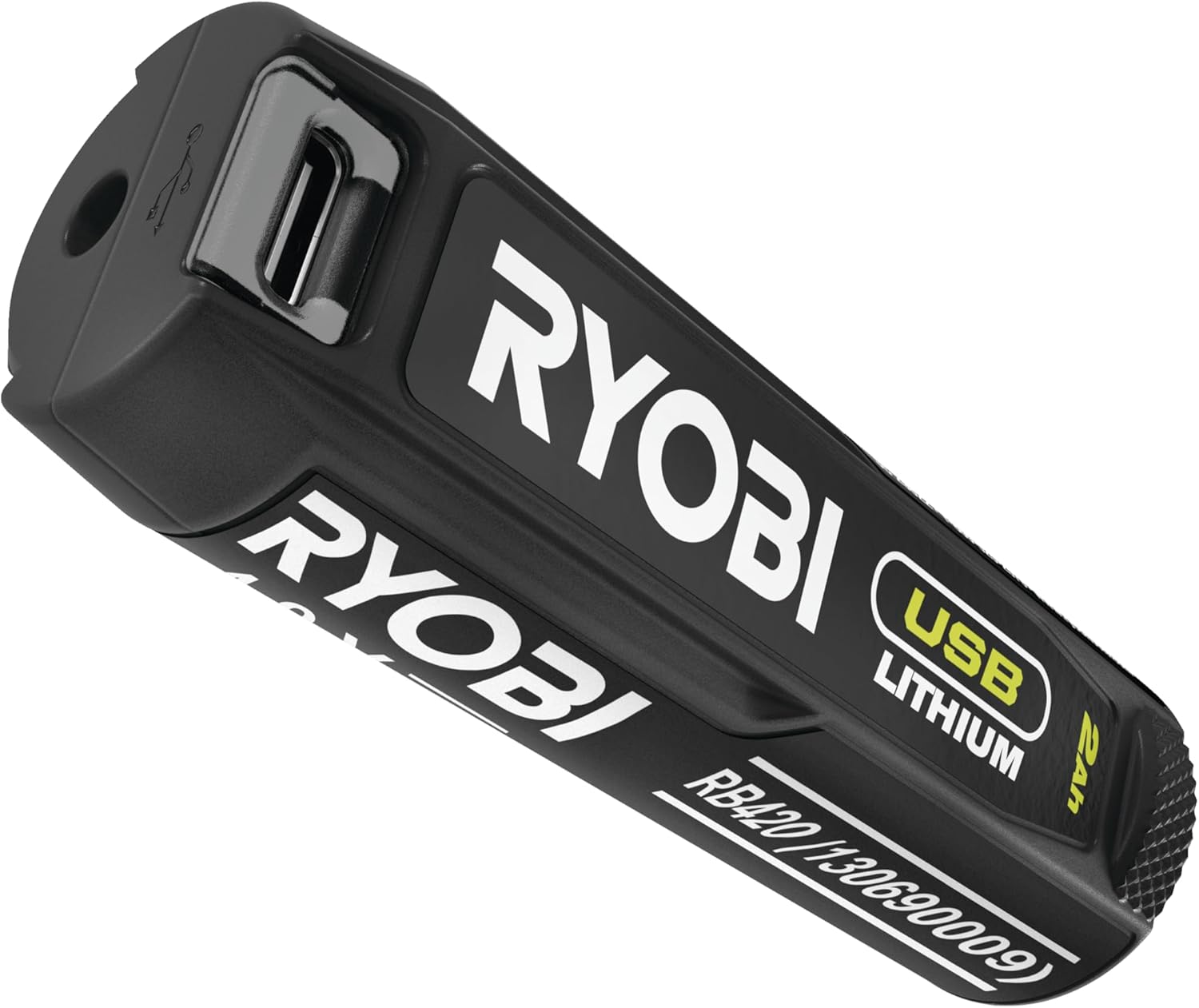 Detalle de Ryobi RTS4-120G Spazzola Rotante Telescopica 4V USB Lithium con Batteria 2.0Ah e Caricabatterie Inclusi