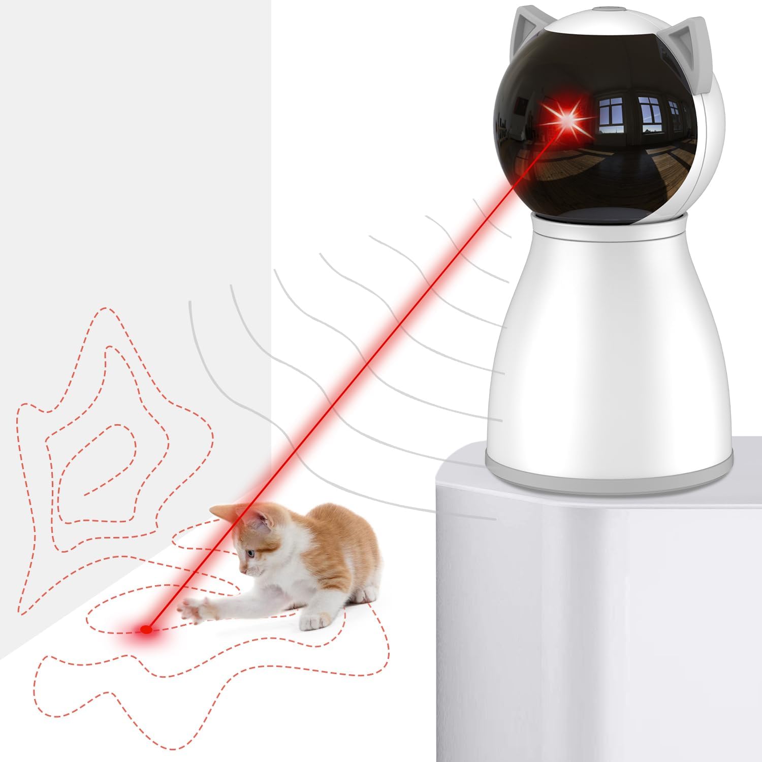 Petiepaw Katzenspielzeug 1000mAh 🔴
