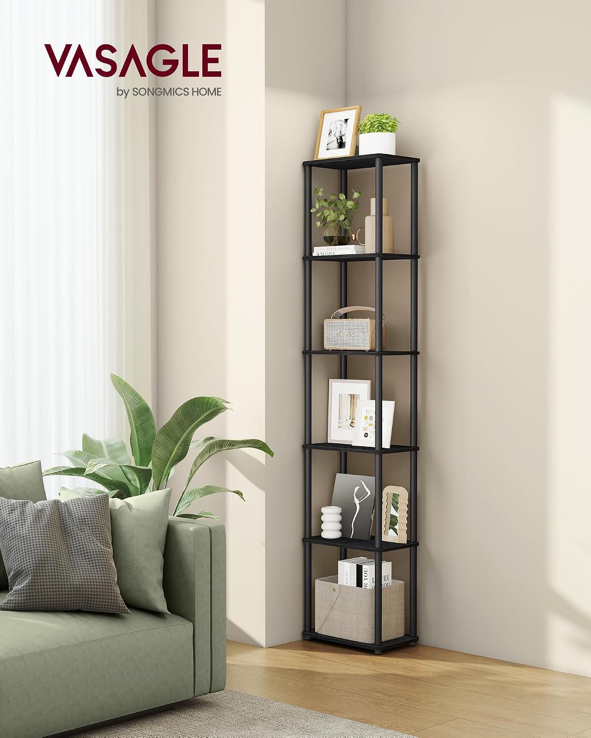 Detalle de VASAGLE Storage Shelf, 68.3-Inch