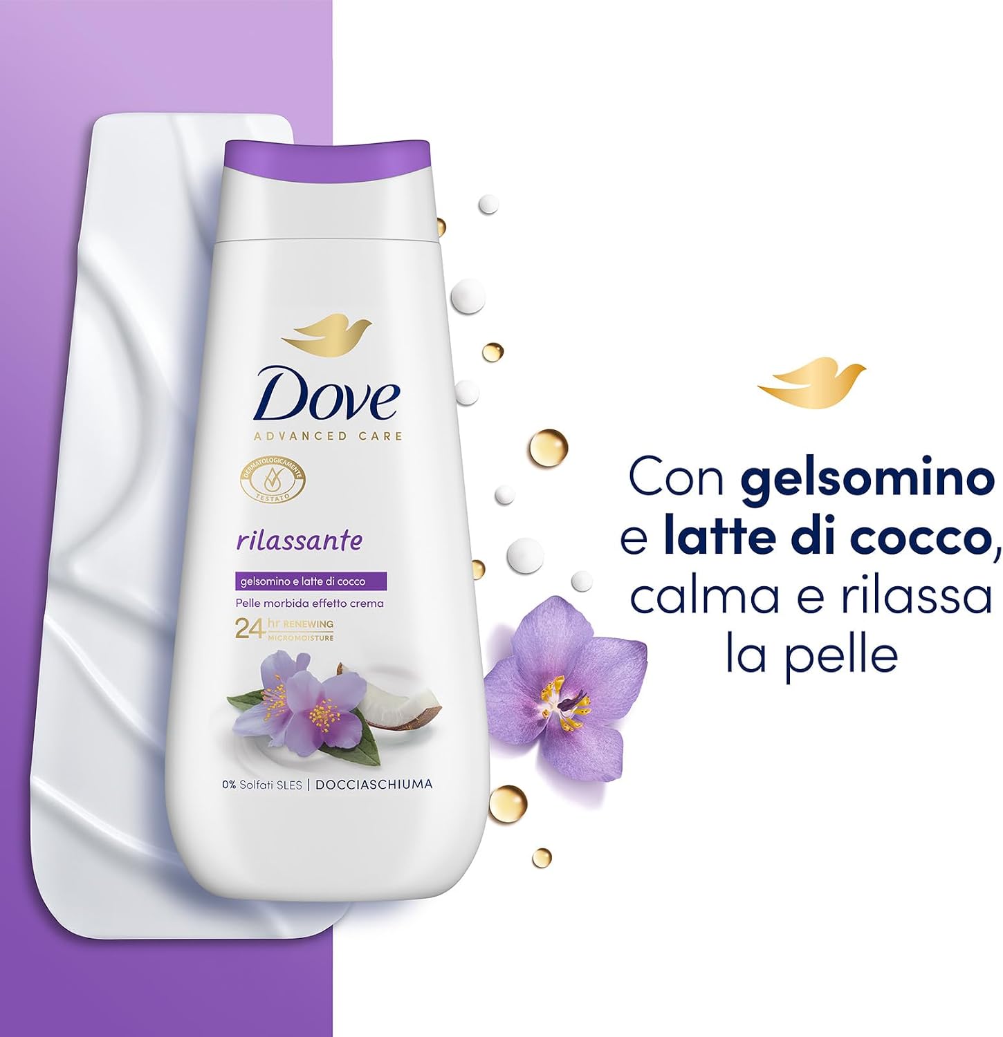 Thumbnail 1 de Dove Bagnoschiuma Rilassante 225 ml