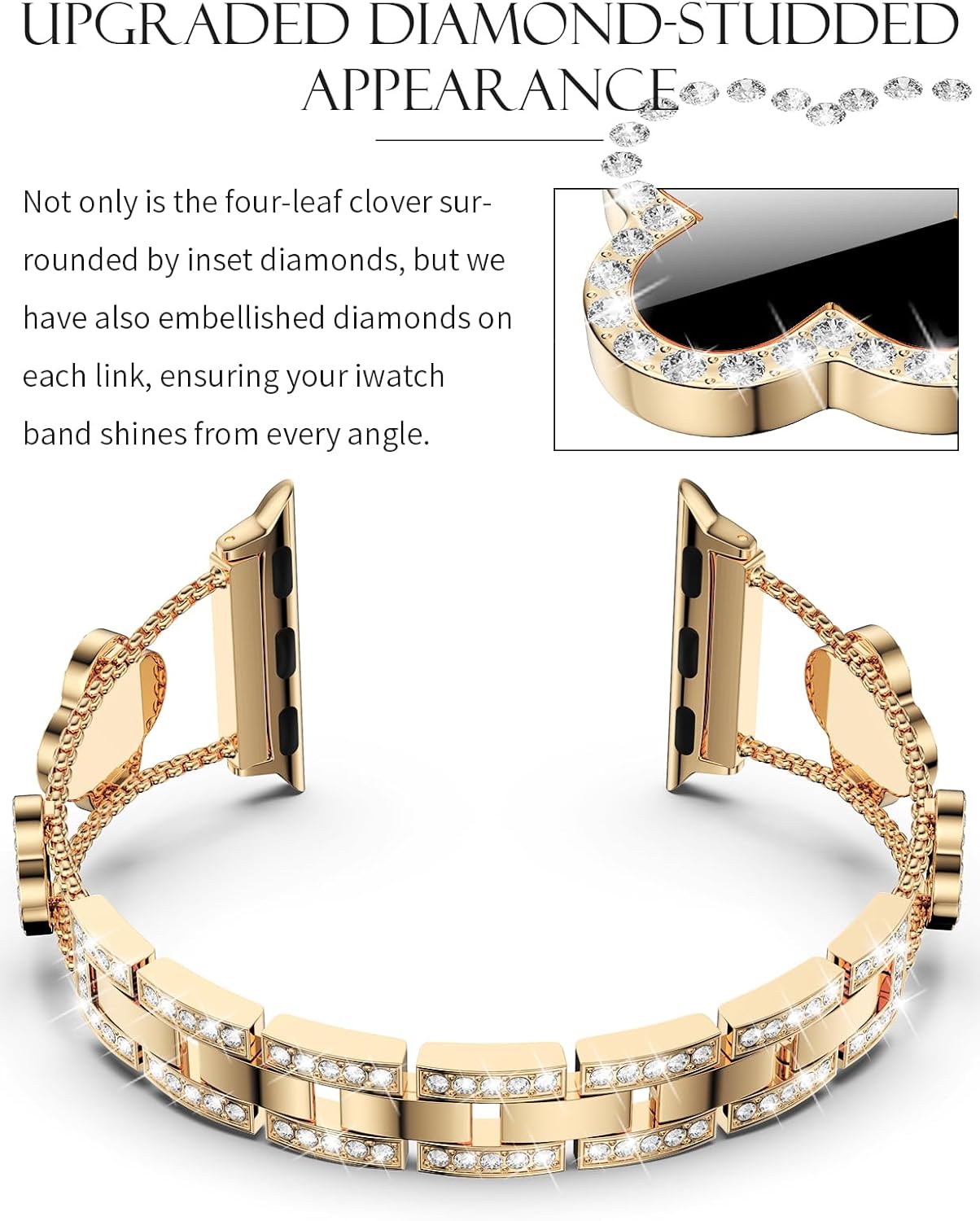 Thumbnail 1 de CTYBB Bling Diamond 40mm Apple Watch band