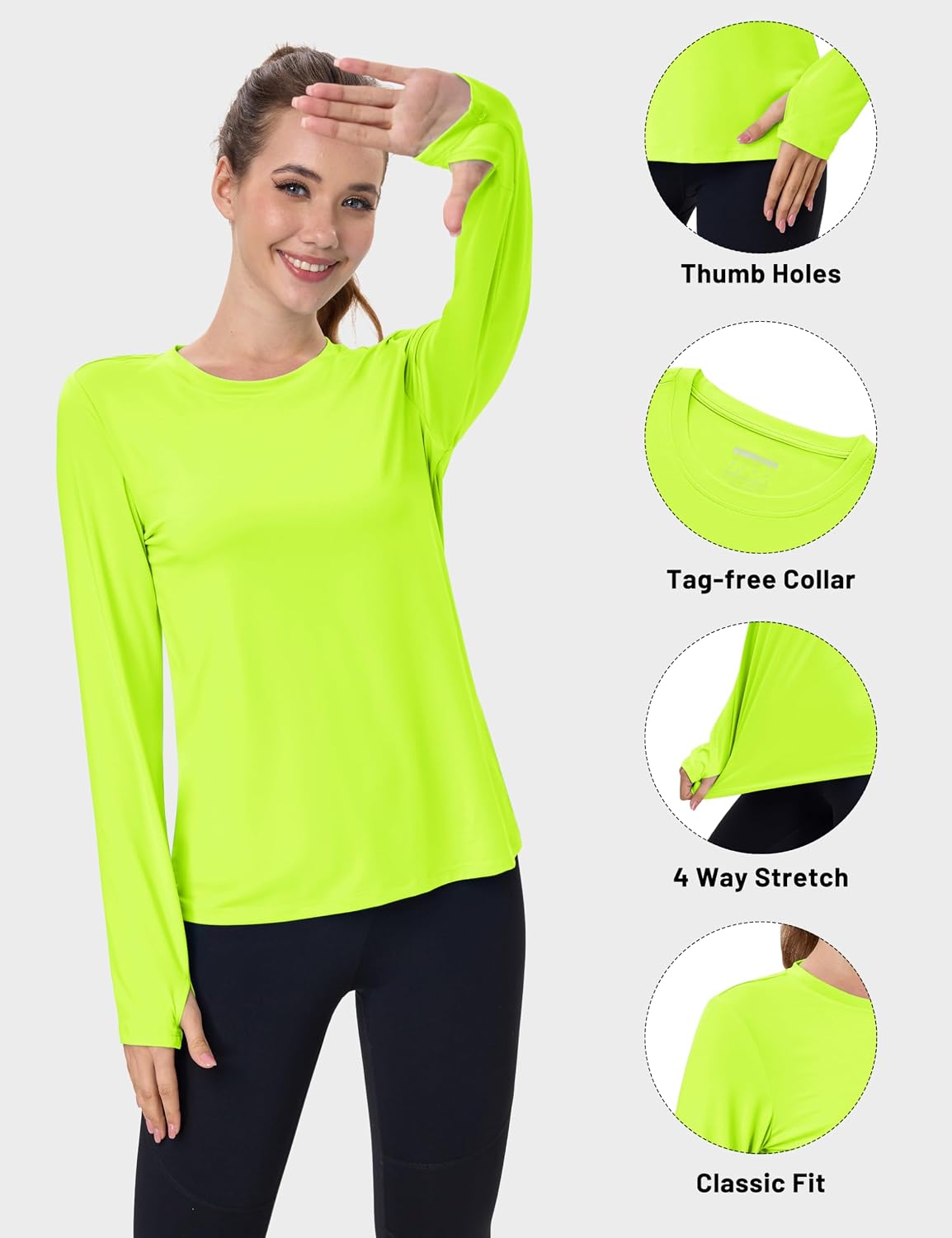 Detalle 2 de MAGCOMSEN Women's Long-Sleeve Rash Guard UPF 80+