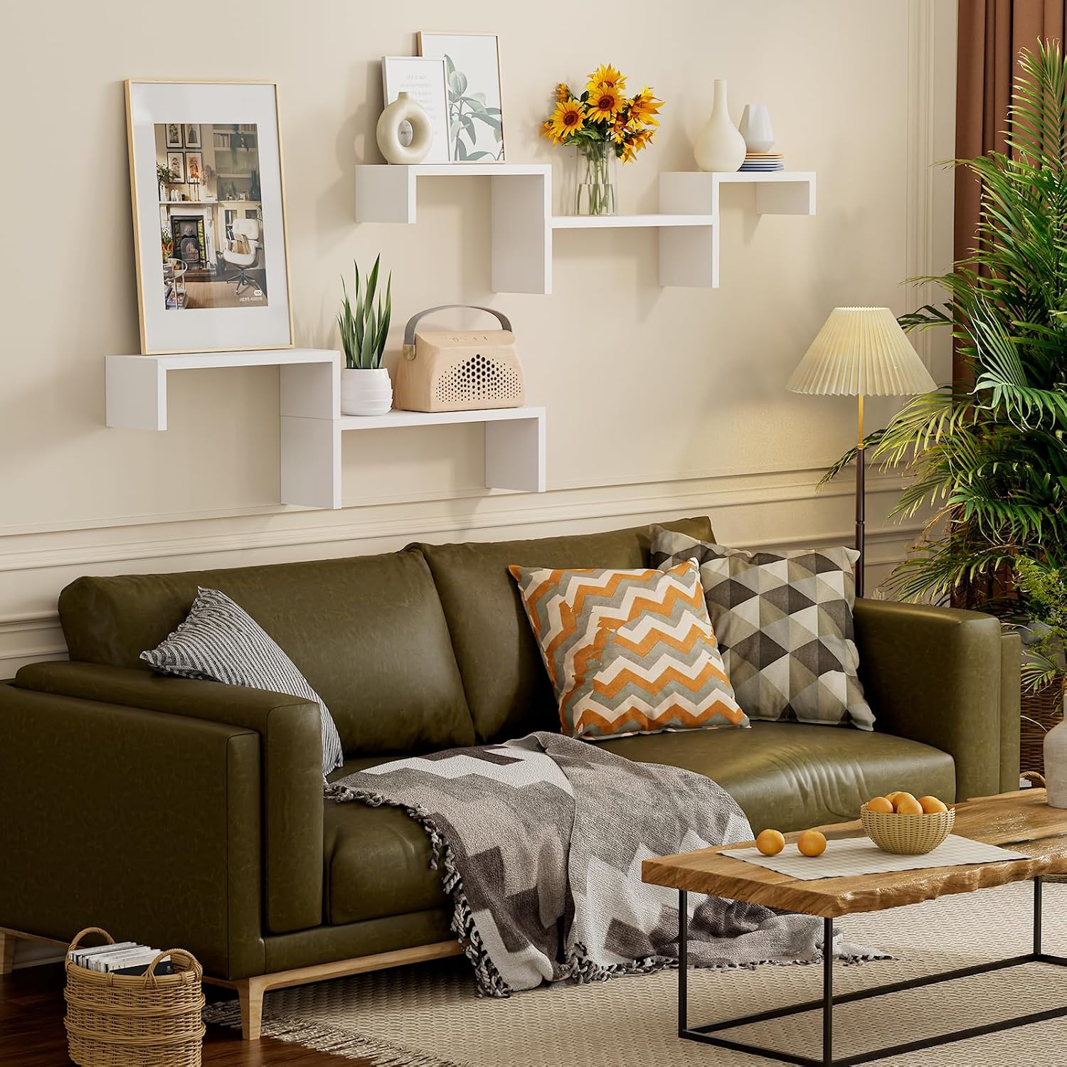 Detalle de SRIWATANA Floating Shelves, Set of 5