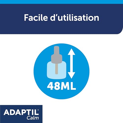 Detalle de ADAPTIL Calm – Recharge 48 ml pour chien : calme et sérénité sans somnolence