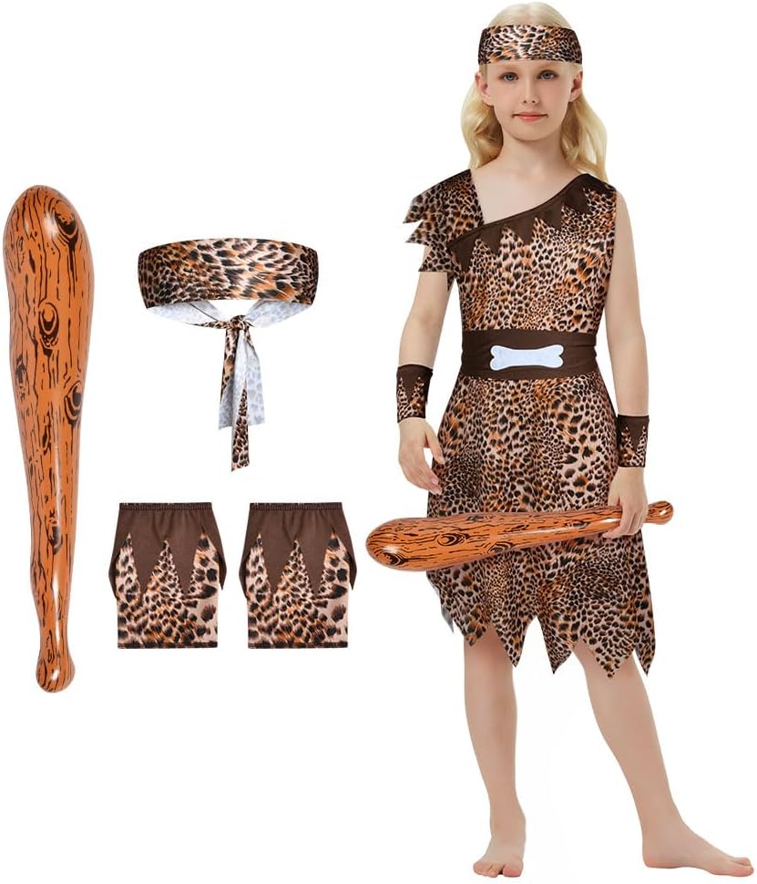 Detalle de AYBUY Costume delle Caverne per bambini