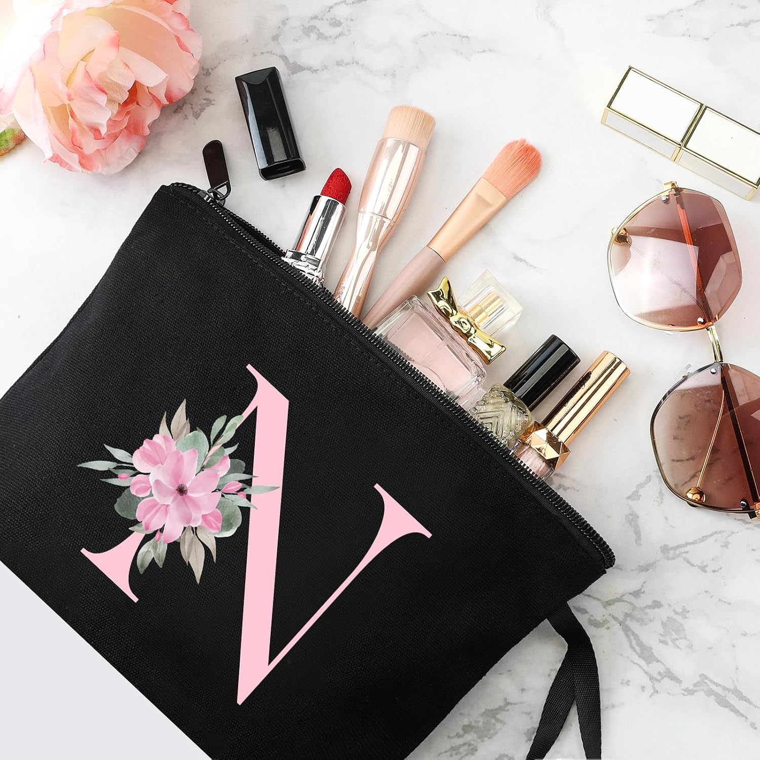 Thumbnail 2 de Beauty case Vavabox 01 Nero con iniziali