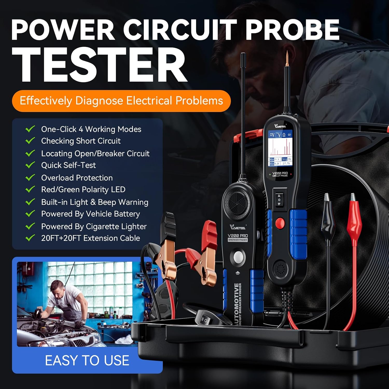 Thumbnail 4 de VDIAGTOOL V200 Pro circuit tester