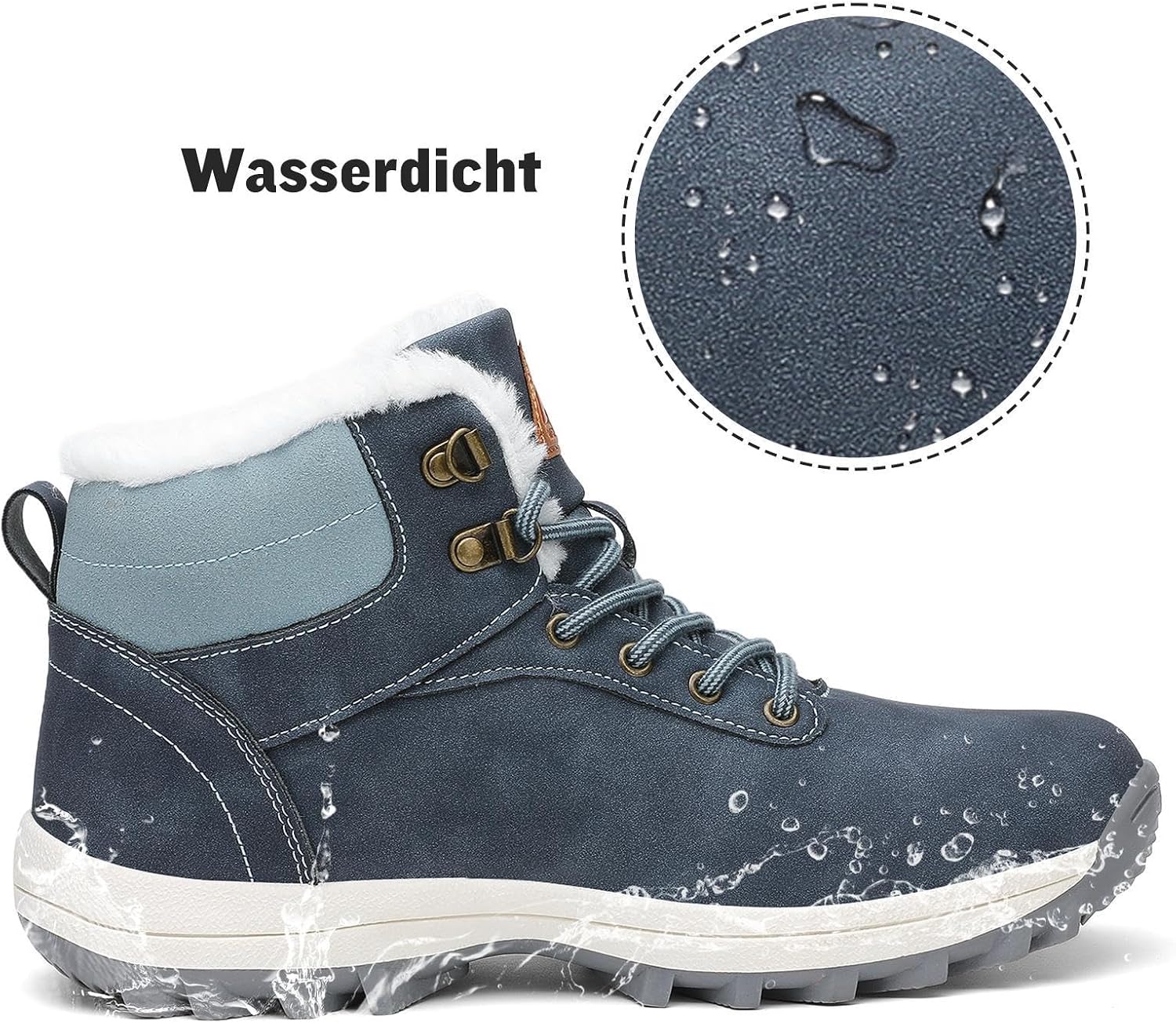 Detalle de Mishansha Botas Invierno impermeables 36-48