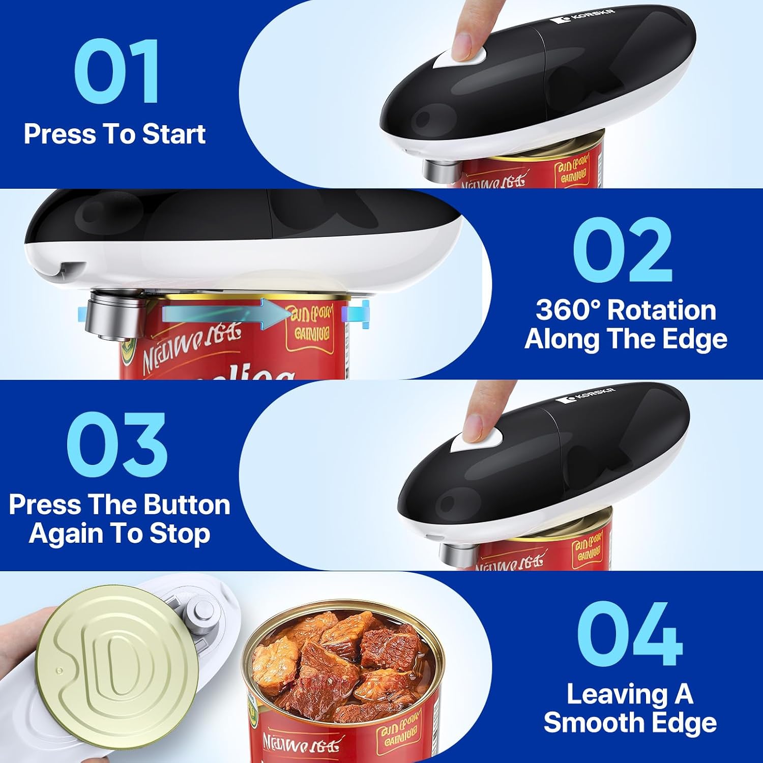 Thumbnail 2 de Electric Can Opener Battery-Powered