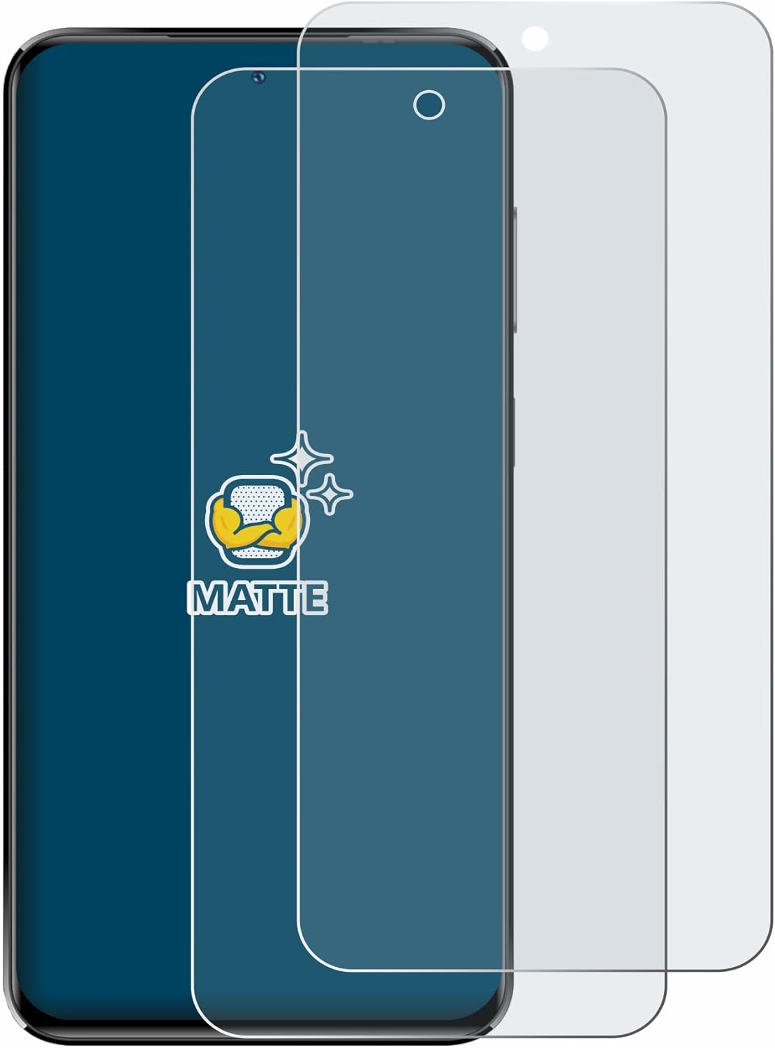 Detalle 2 de Brotect Pellicola Protettiva Opaca per Oukitel C68 Plus (2 pezzi) – Anti-riflesso e antigraffio