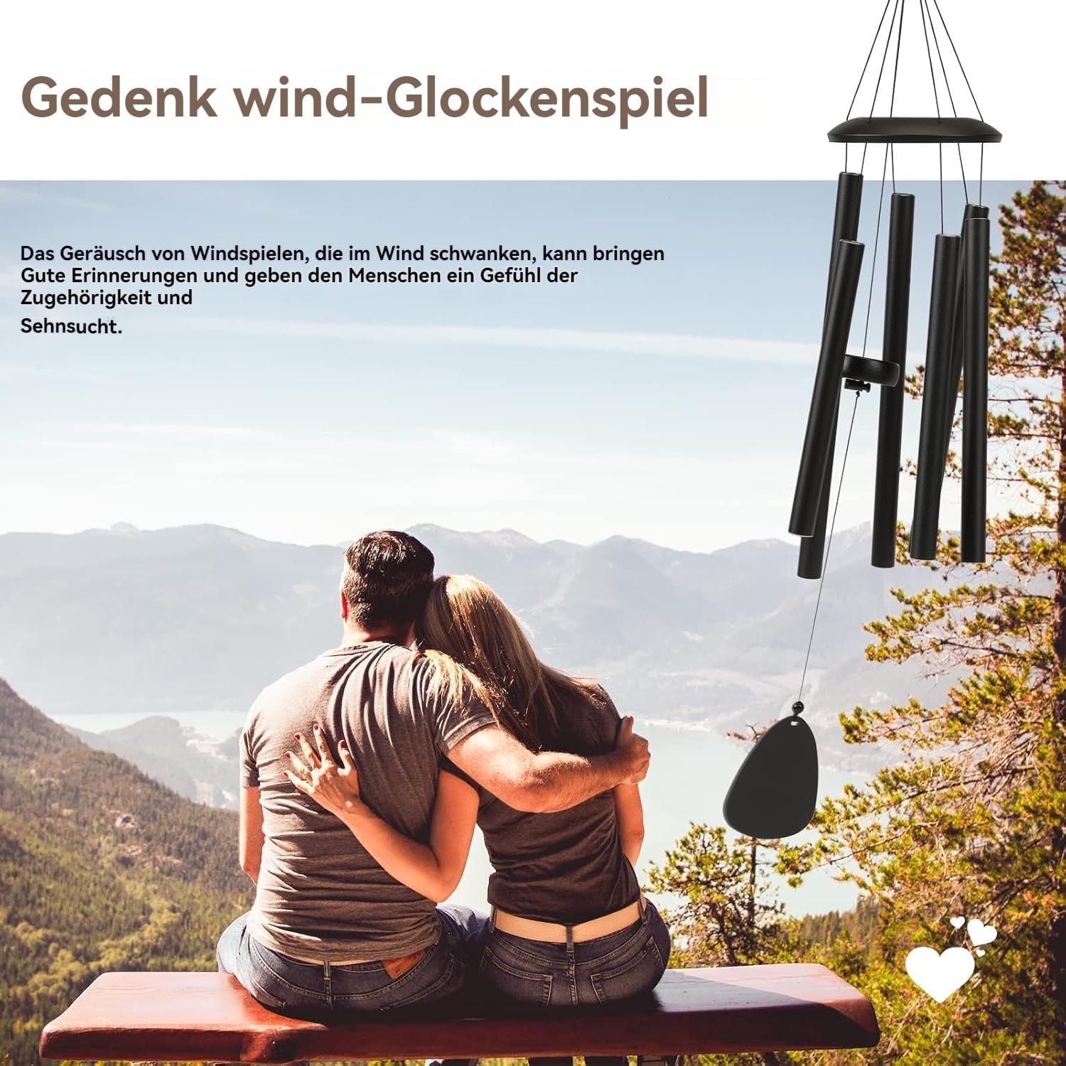 Detalle 2 de VGYVGYCC Windspiele 81,3 cm Windspiel