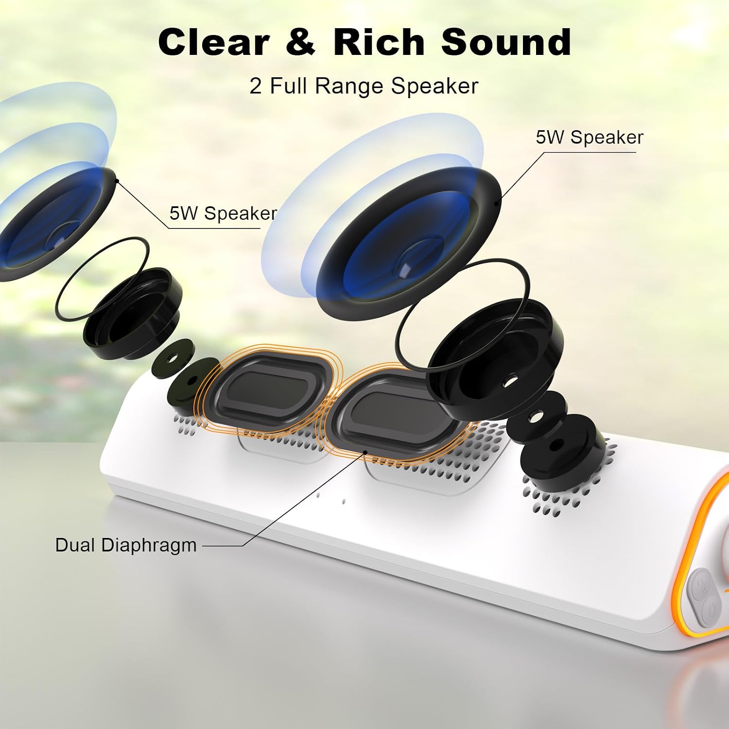 Thumbnail 1 de SOULION R50 Bluetooth Computer Speakers 2.0