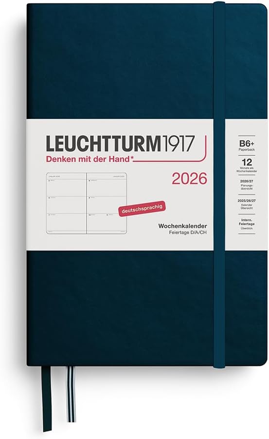 Thumbnail 4 de LEUCHTTURM1917 Wochenkalender Medium (A5) 2026 – 12 Monate, Deutsch (372529)