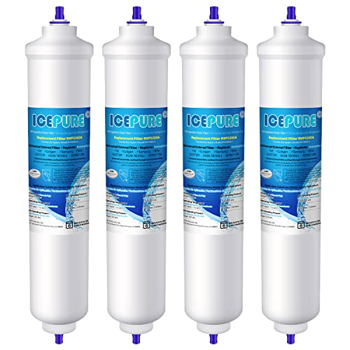 Detalle de ICEPURE Refrigerator Water Filter for Samsung, Haier and LG inline systems (4 Pack)