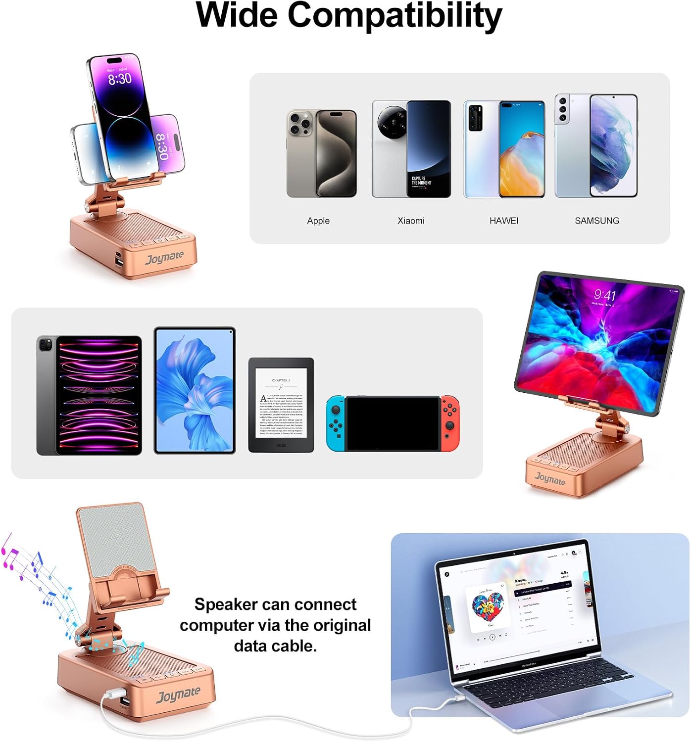 Thumbnail 4 de Joymate 3-in-1 Bluetooth Speaker Stand