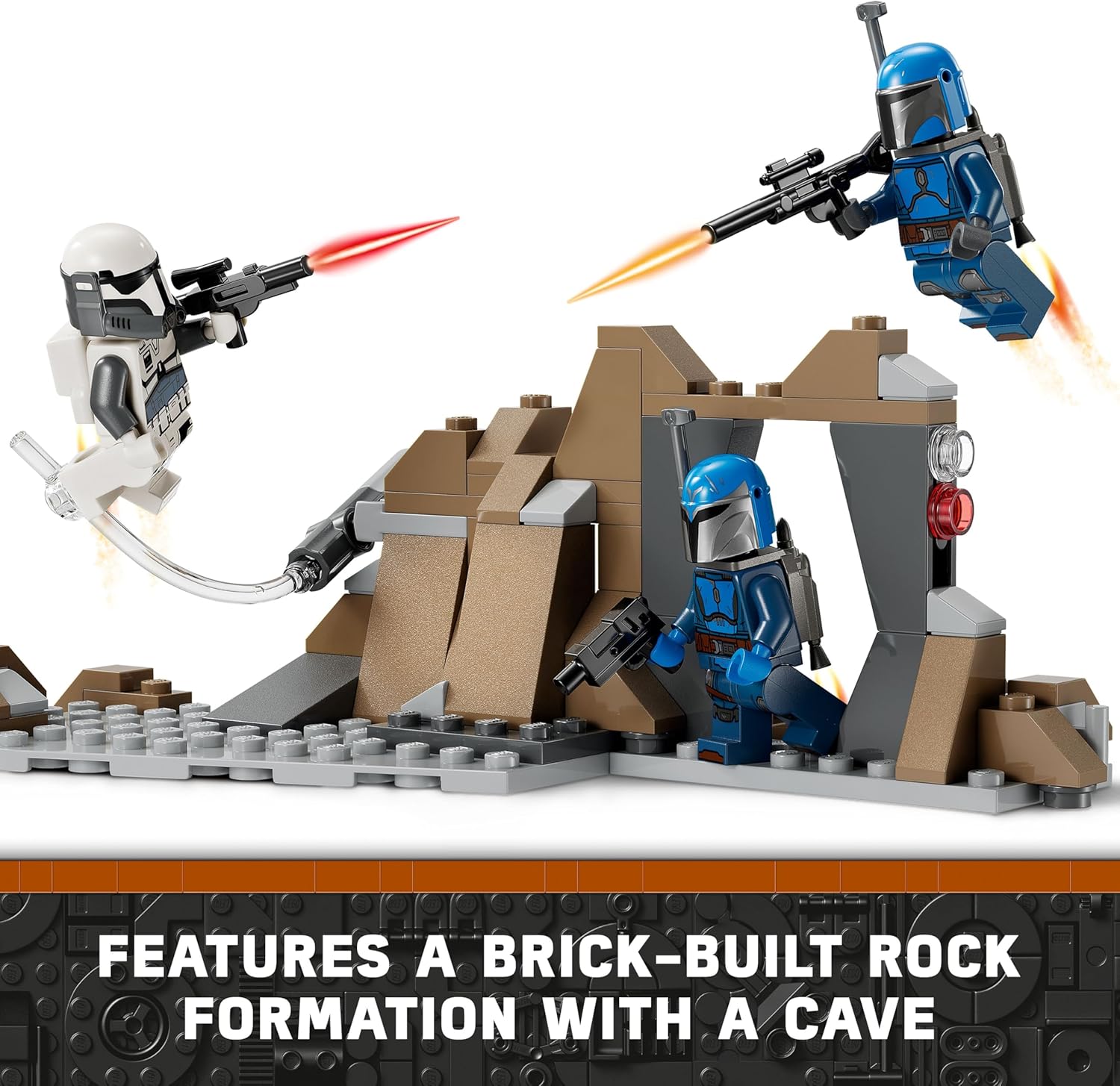 Thumbnail 4 de LEGO Star Wars: The Mandalorian Ambush on Mandalore Battle Pack (75373)