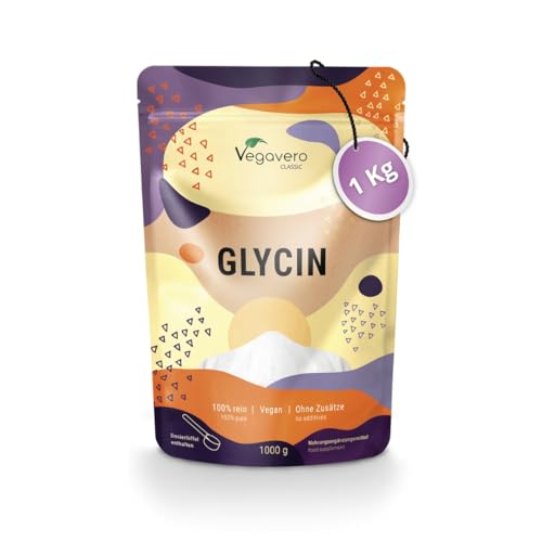 Detalle de Vegavero Glicina 1000 g in polvere integratore vegano