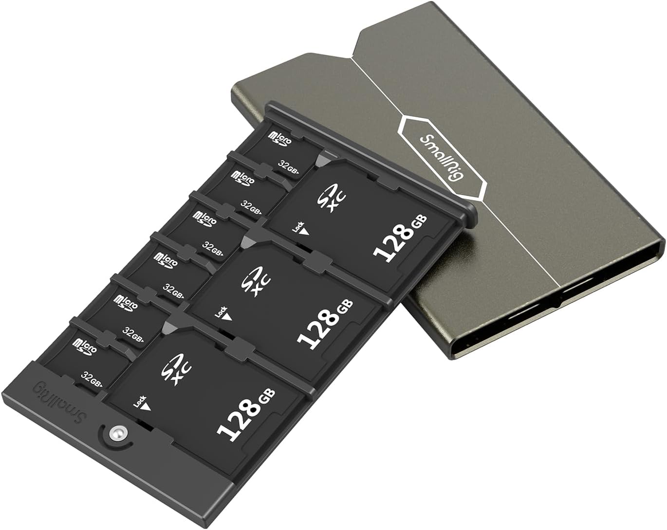 SMALLRIG 2832B étui carte mémoire, 9 emplacements