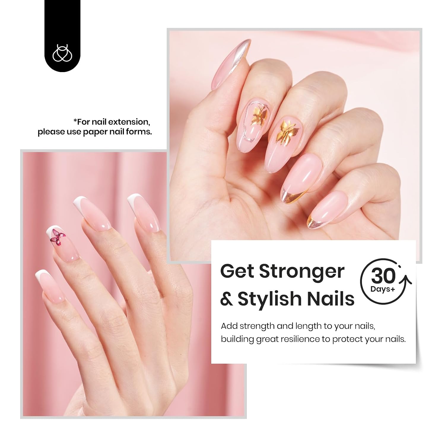 Thumbnail 5 de Beetles Builder Gel 0.51 oz Clear Nails
