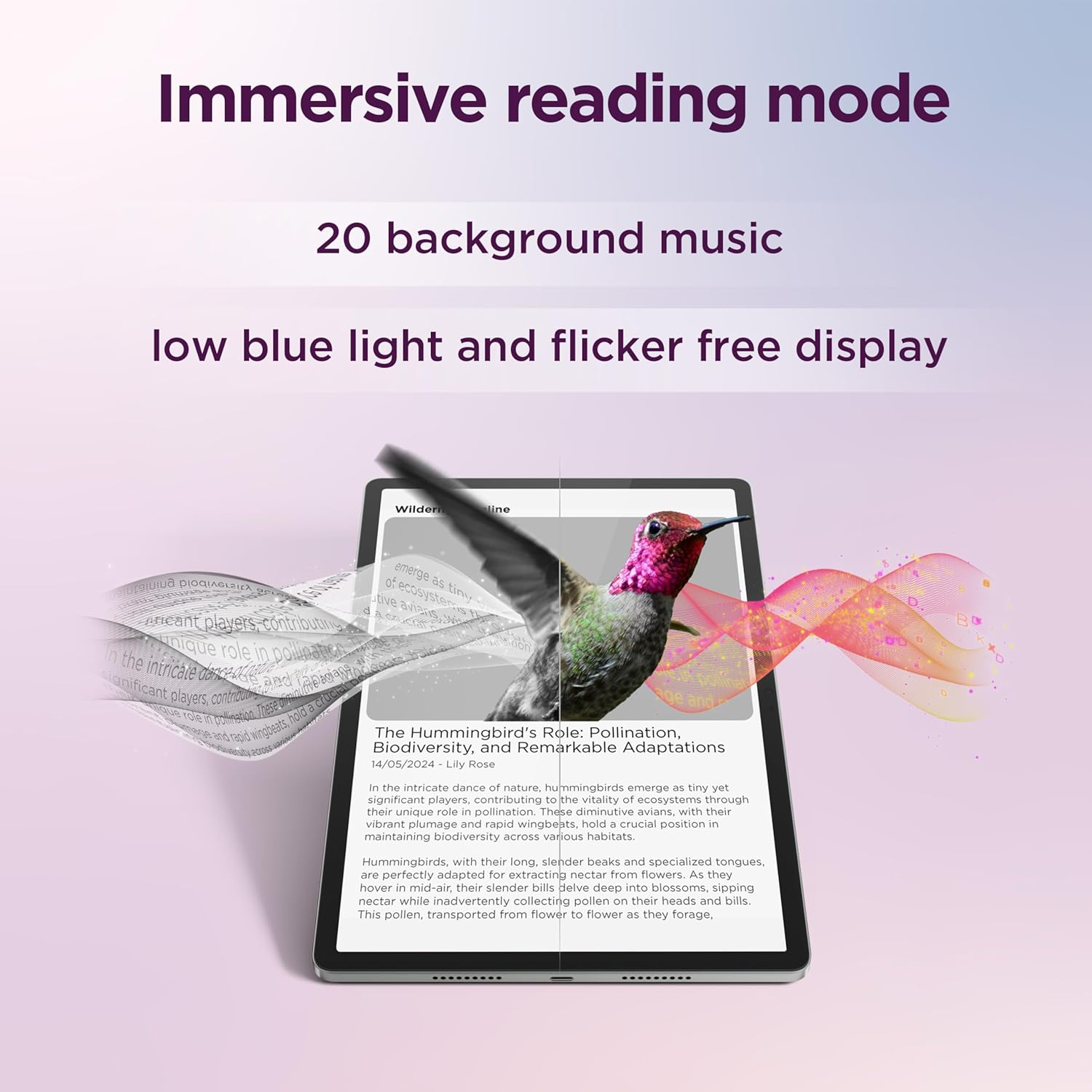 Detalle 2 de Lenovo Idea Tab Pro Android Tablet (12.7-inch) | MediaTek Dimensity 8300 | 256GB | Wi‑Fi 6E | 8GB RAM | Luna Grey + Pen