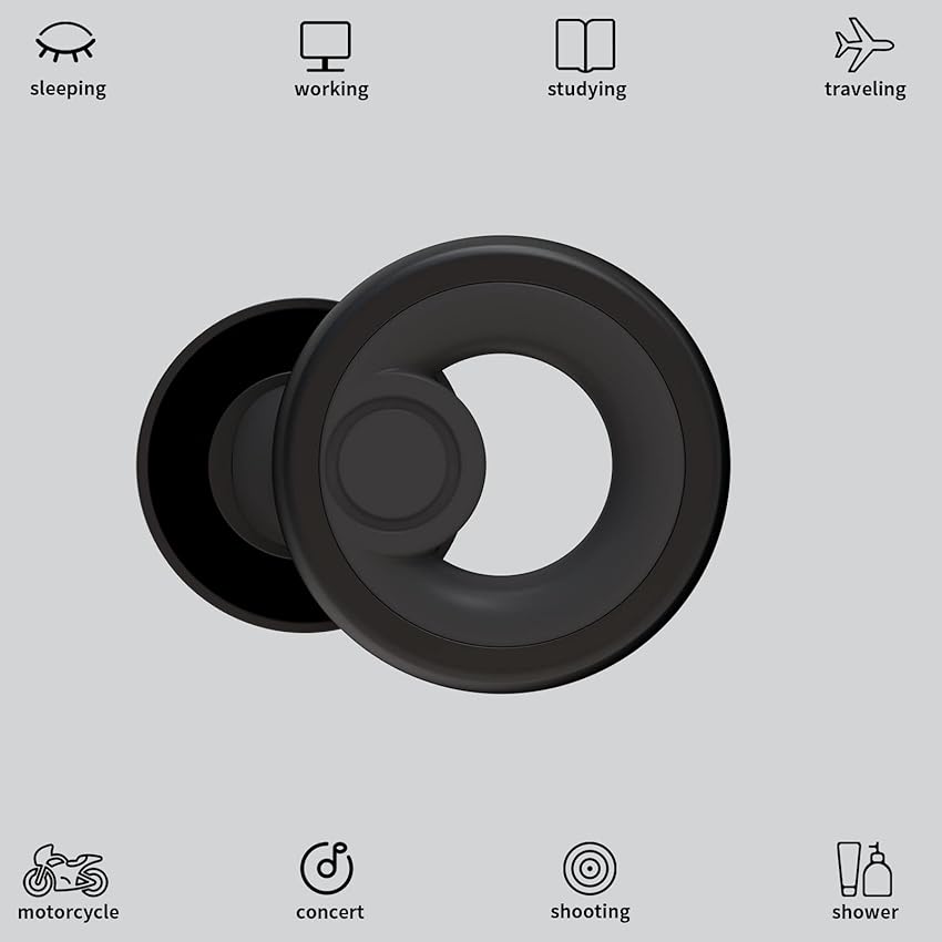 Thumbnail 1 de Jayine Ear Plugs 8-Size Silicone -30dB Earplugs 🎧