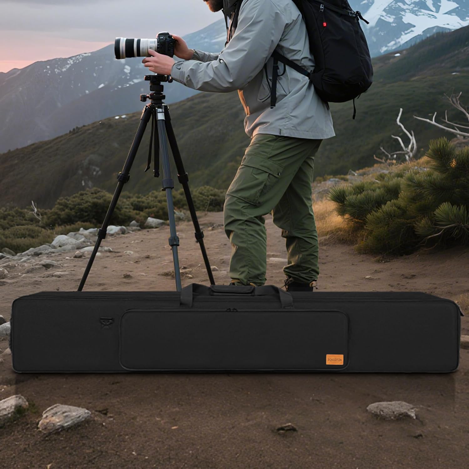 Thumbnail 6 de 152.4cm Tripod Bag – Waterproof padded carry case for light stands, tripods & audio gear