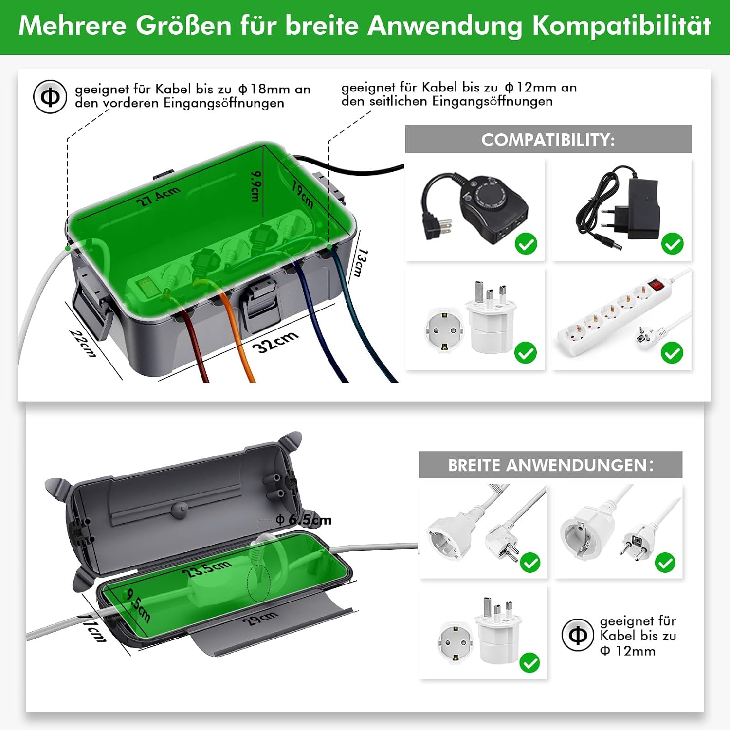Thumbnail 3 de RESTMO Kabelbox IP44 290 x 110 x 75 mm