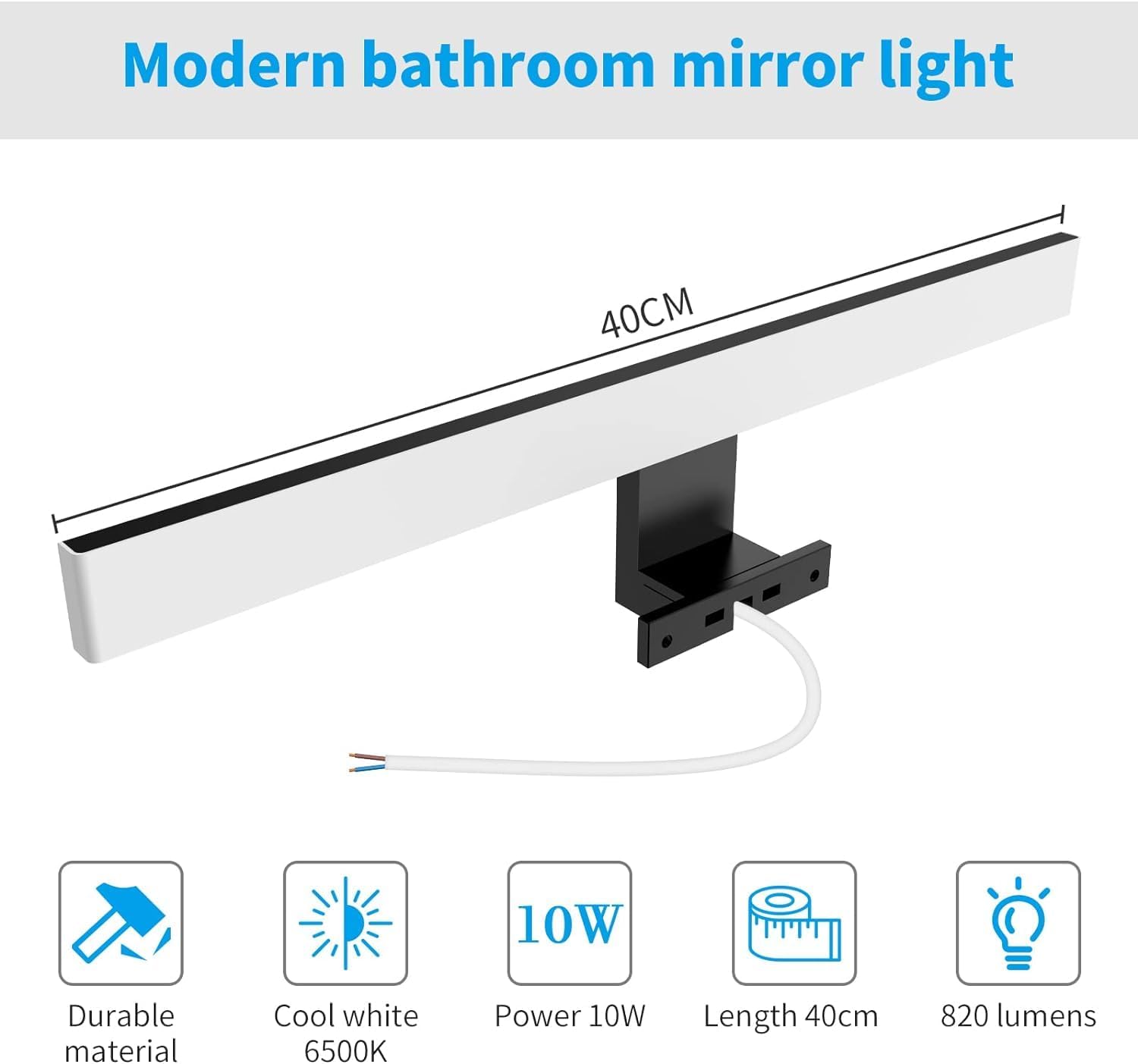 Thumbnail 1 de Aogled LED Luz para Espejo de Baño 40cm