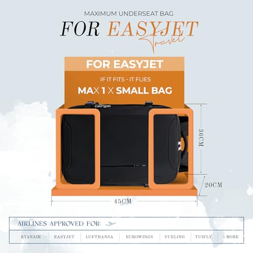 Thumbnail 1 de VMIKIV Zaino Easyjet 45x36x20 – Zaino da viaggio per cabina, antifurto