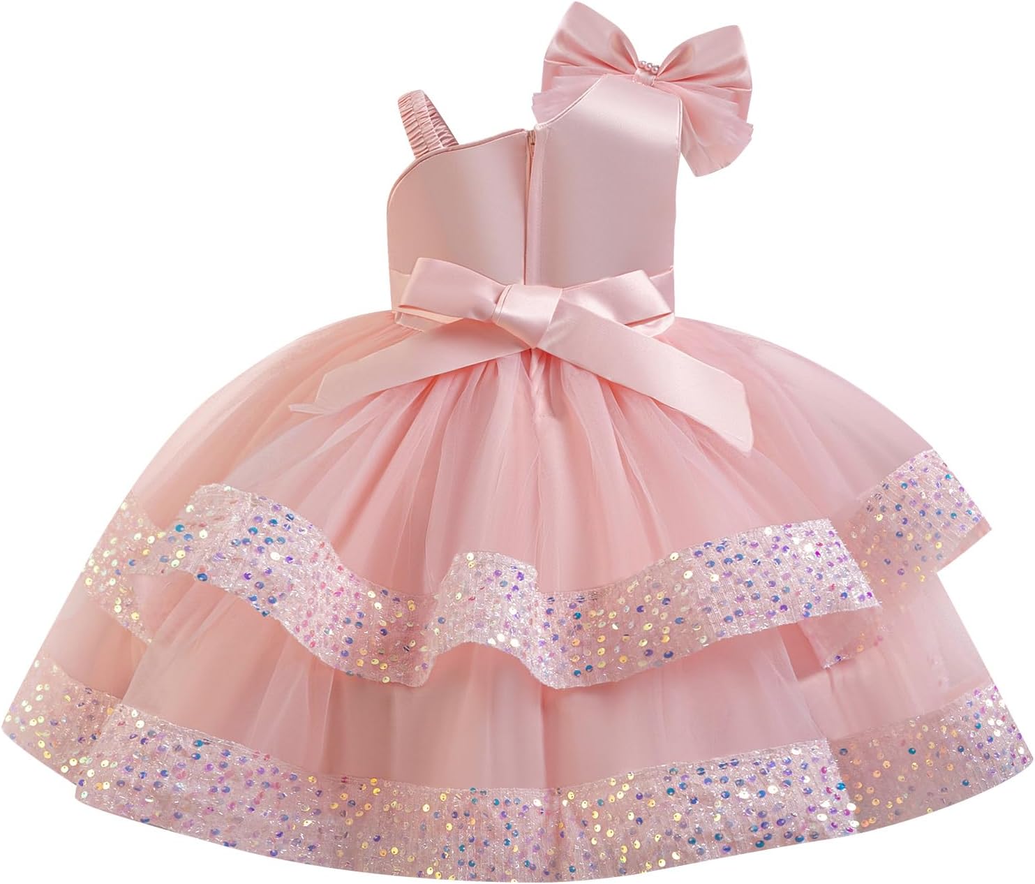 Thumbnail 5 de Robe IDOPIP fille soirĂ©e sequins noeud đ