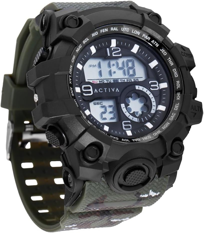 Thumbnail 1 de Invicta Activa Digitale Montre Homme 54 mm – Mouvement Quartz, Boîtier Plastique