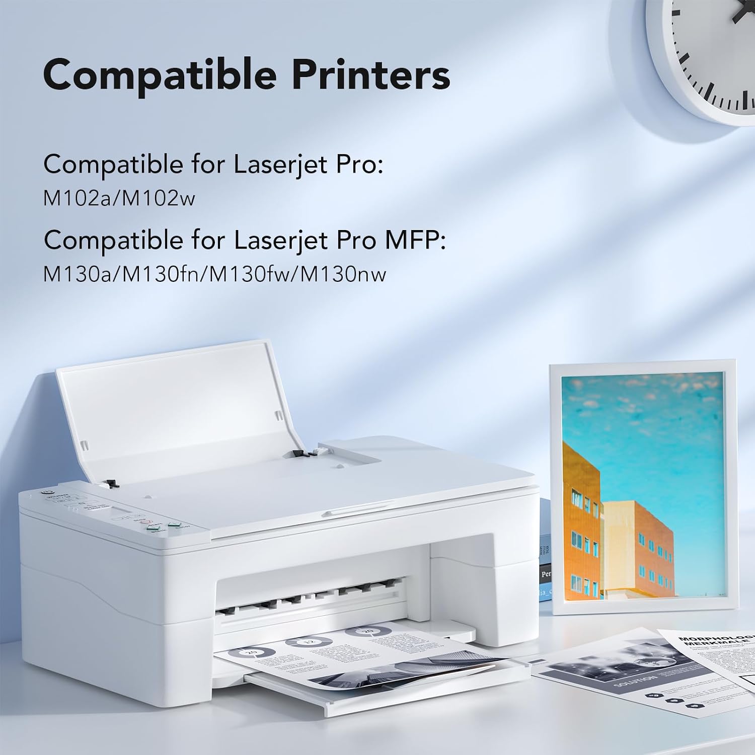 Detalle 2 de Colorfly 17A CF217A Compatibile: 2x Toner Nero per HP LaserJet Pro M102/M130 – Qualità affidabile a prezzo contenuto