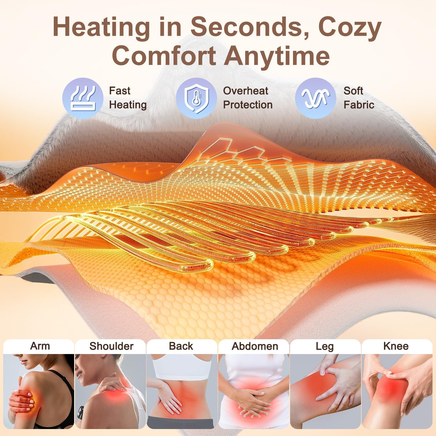 Detalle 2 de IGXHAVIZ Heating Pad with Adjustable Belt