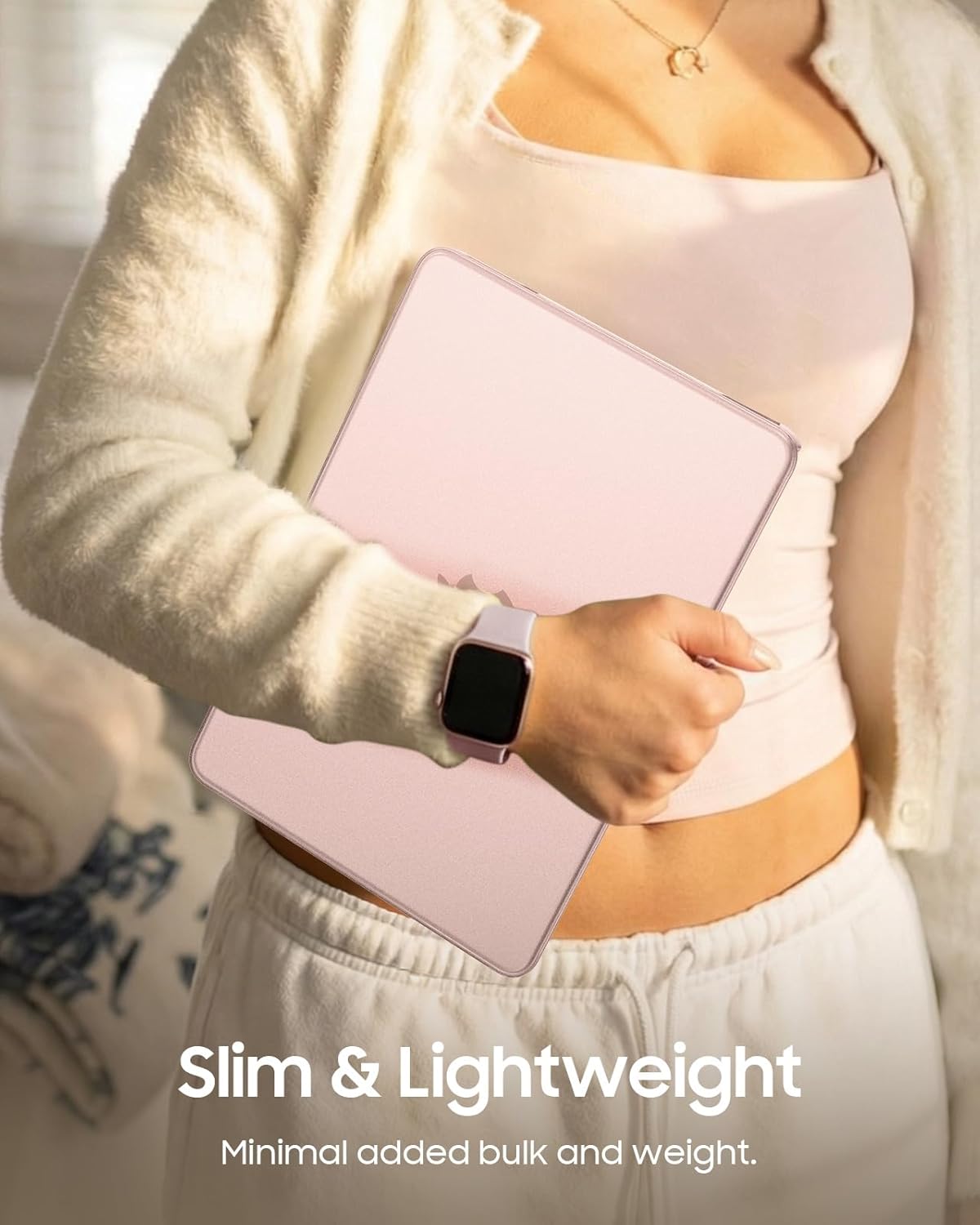 Thumbnail 4 de Fintie Hülle für MacBook Neo 13 Zoll A3404/A18 Pro Chip – Premium ultradünne, matte Schutzhülle in Rosa