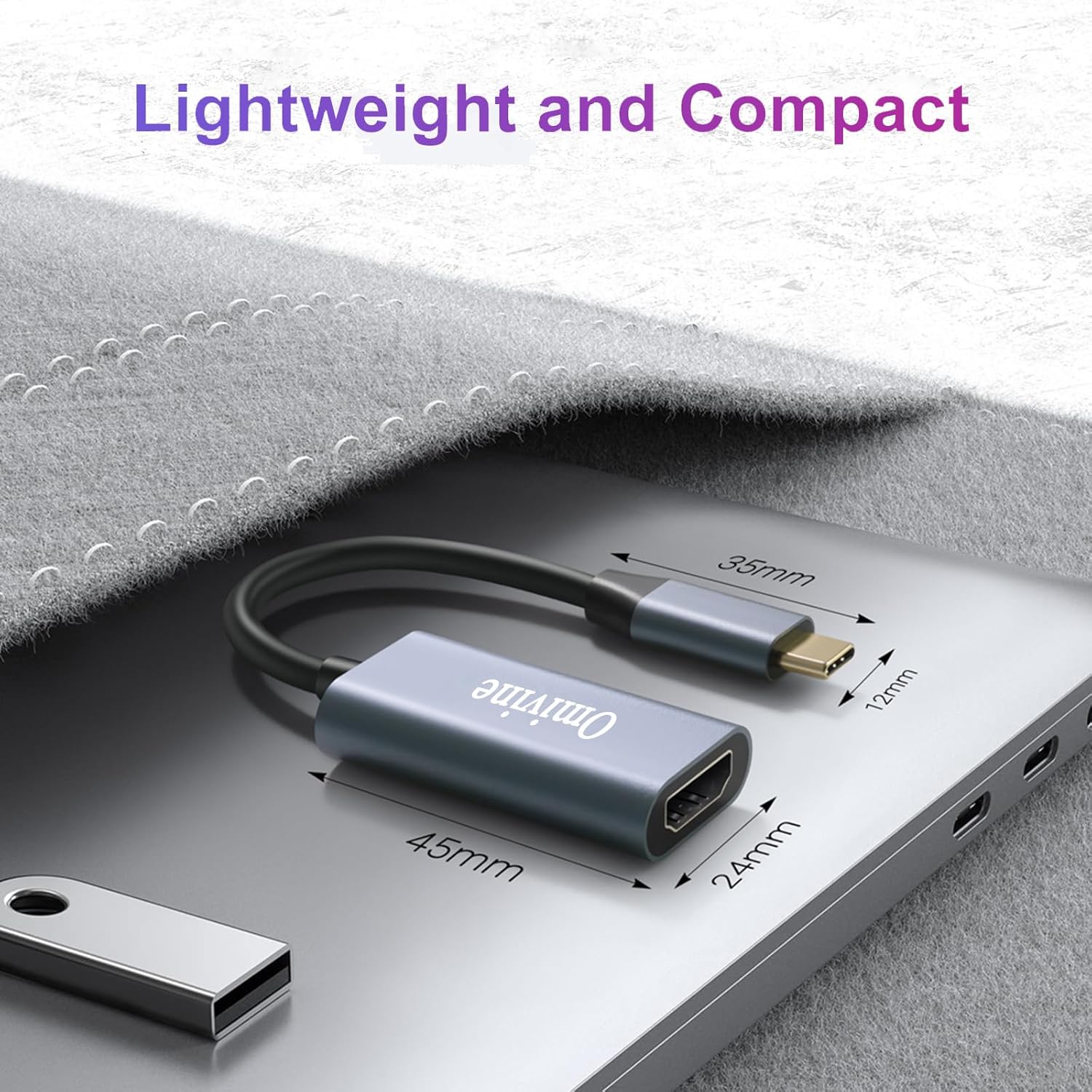 Thumbnail 5 de USB C to HDMI Adapter 4K — USB-C to HDMI cable