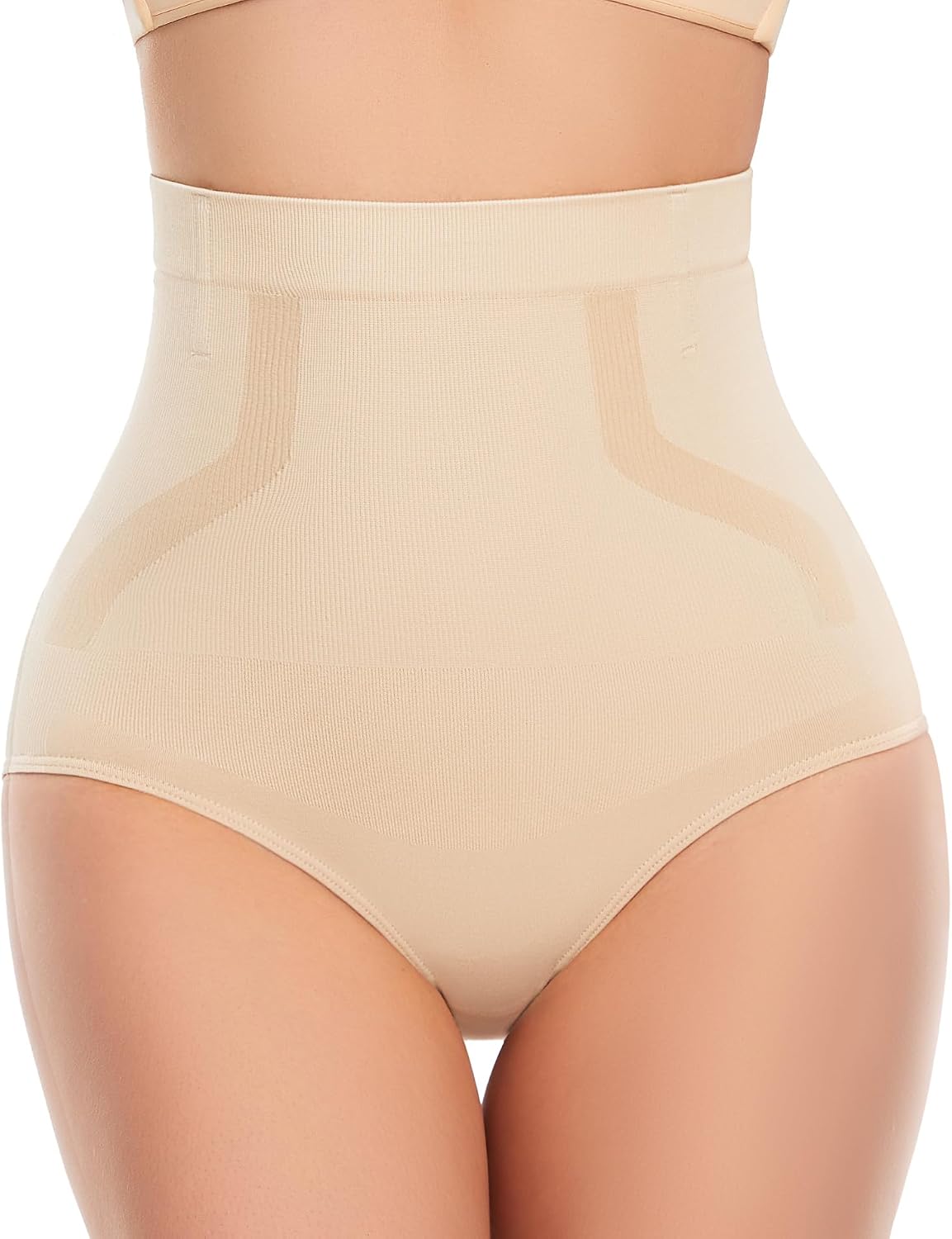 SIMIYA Shapewear Damen Bauchweg Unterhose – Hochgeschnittene Miederhose mit Bauchkontrolle und Meerjungfrauen-Design