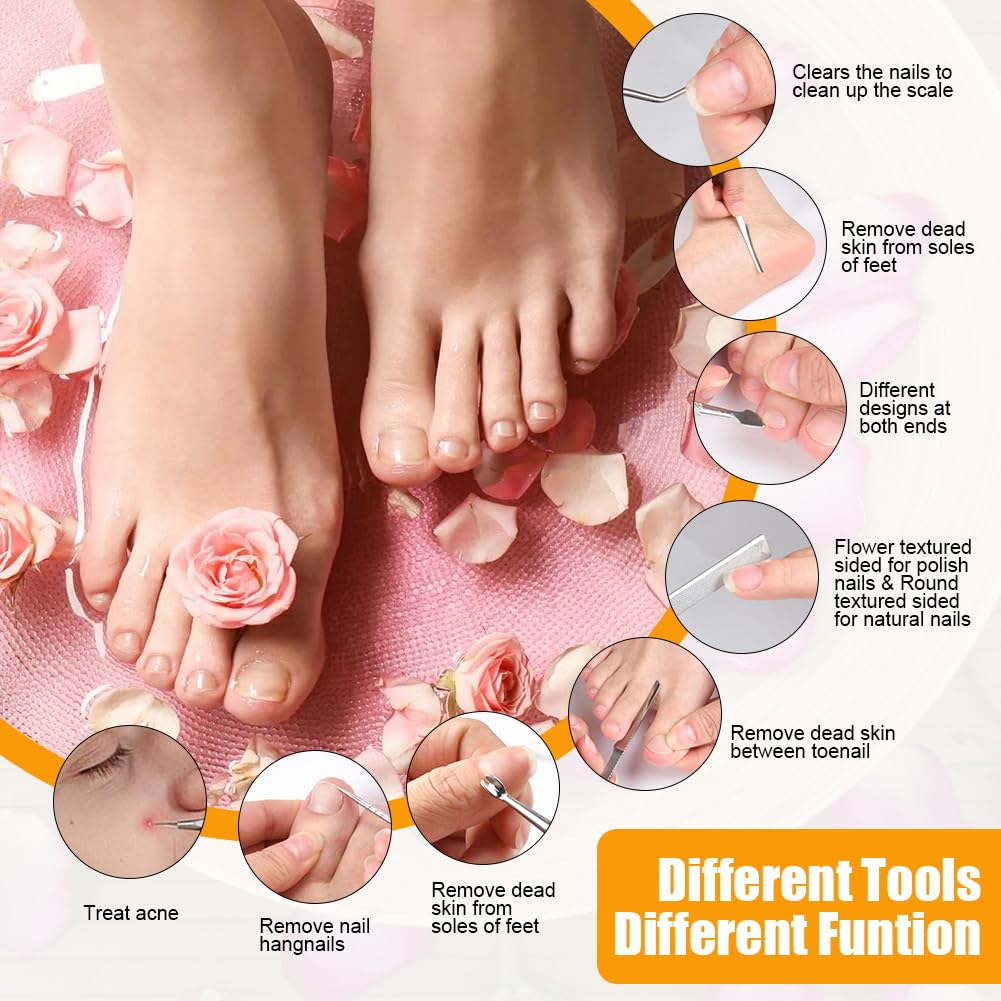 Thumbnail 5 de LOPHE 8-teiliger Set für eingewachsene Zehennägel & Nagelpflege aus Edelstahl