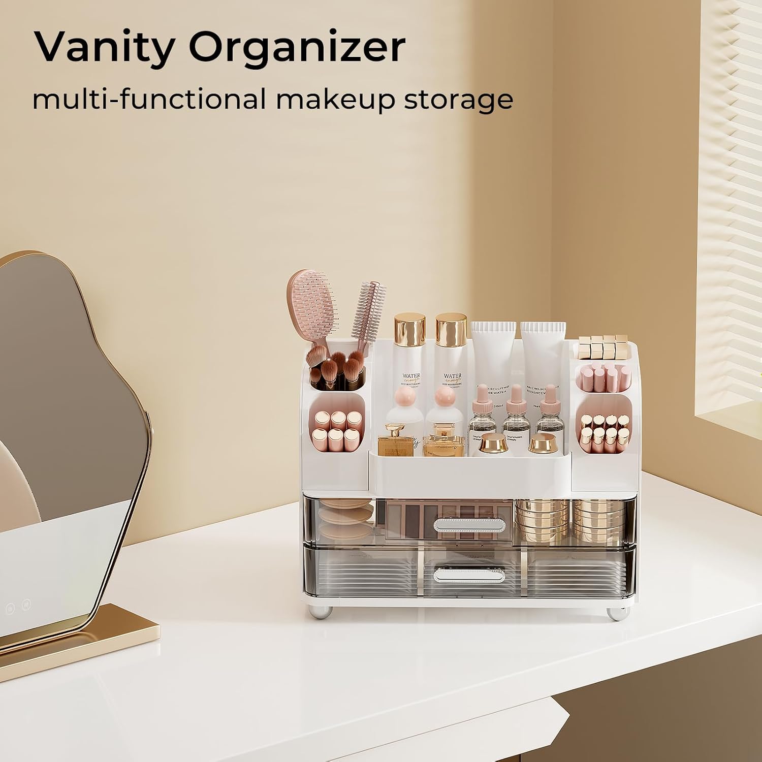 Thumbnail 6 de Makeup Organizer with 2 Large Drawers 13.4L