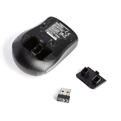 Thumbnail 3 de Amazon Basics Ratón inalámbrico con receptor USB nano (negro)