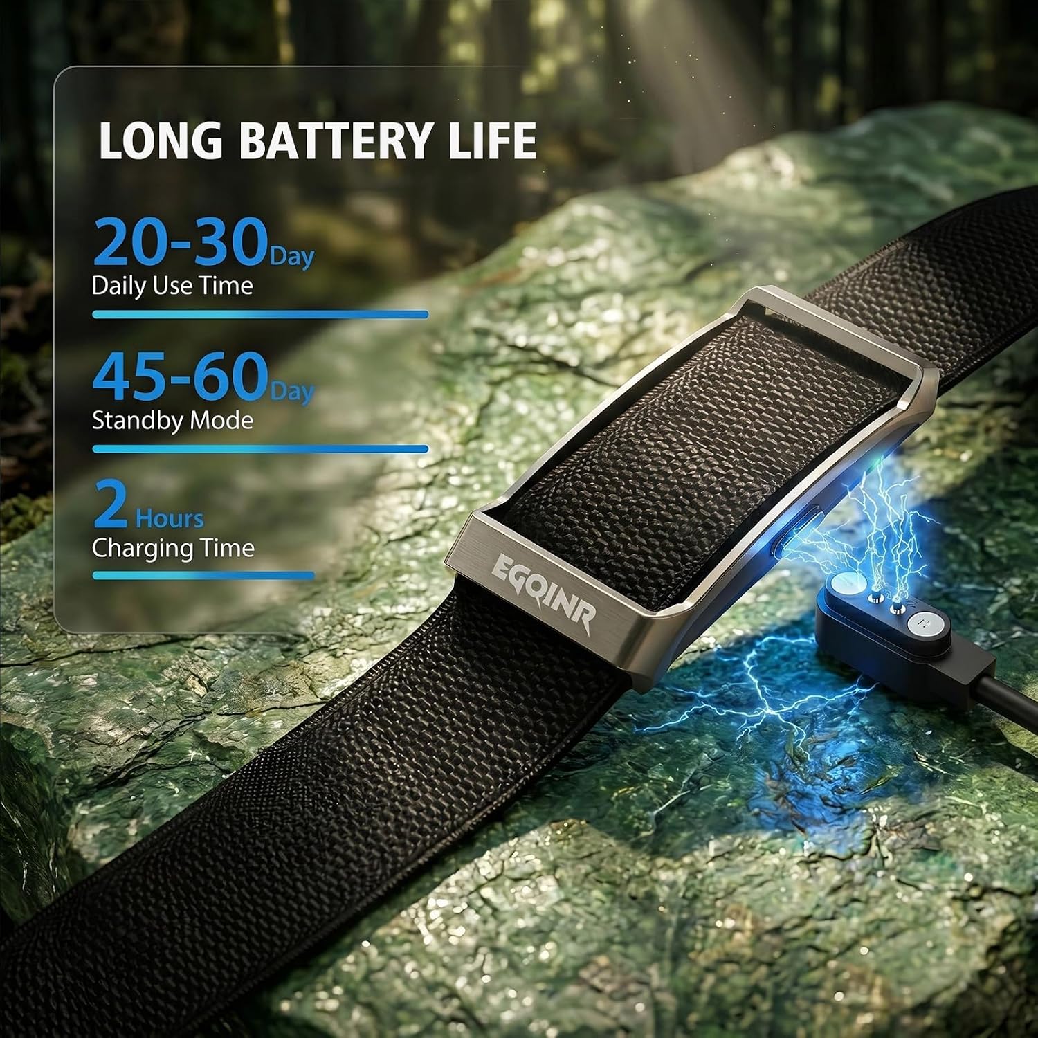 Thumbnail 6 de EGQINR Smart Bracelet for Men and Women – 9mm Ultra-Thin Fitness Tracker