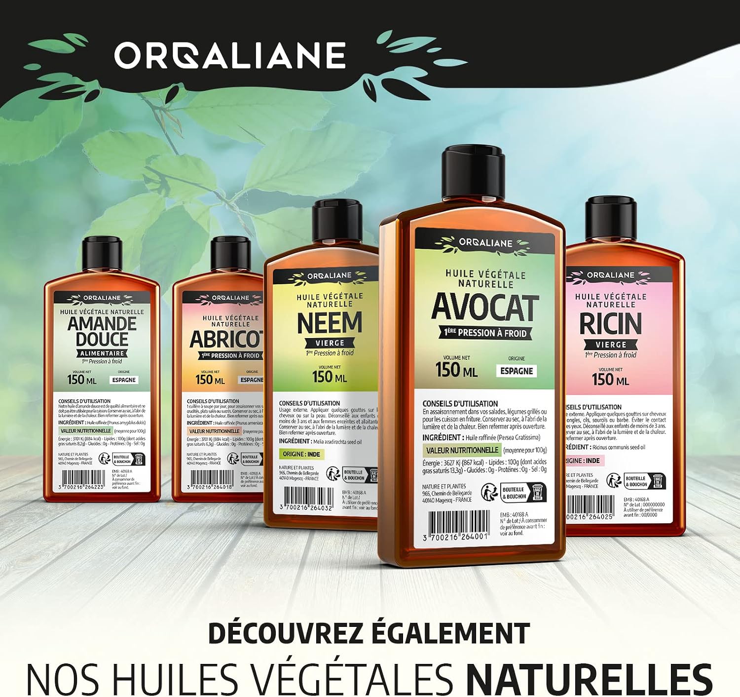Detalle 2 de Orgaliane Glycérine Végétale 1,25 kg, 100 % végétale et alimentaire