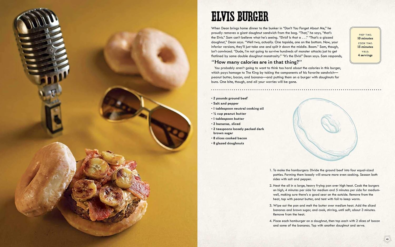 Detalle de Supernatural Official Cookbook HC: kookboek met burgers, pies en andere hapjes