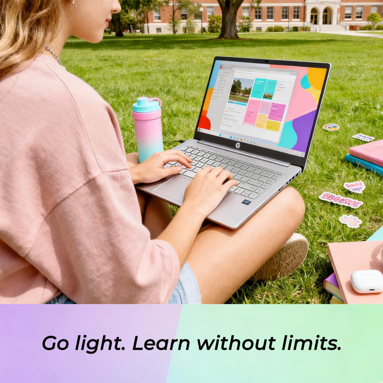 Detalle de HP laptop, 14-inch display