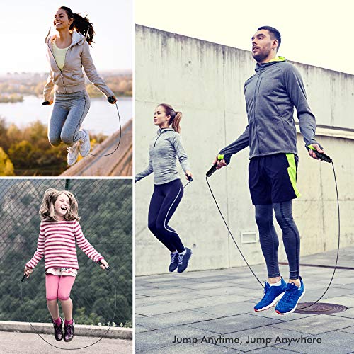 Thumbnail 5 de Loocio Jump Rope with Ball Bearings: Tangle-Free, Adjustable Speed Rope for All Ages