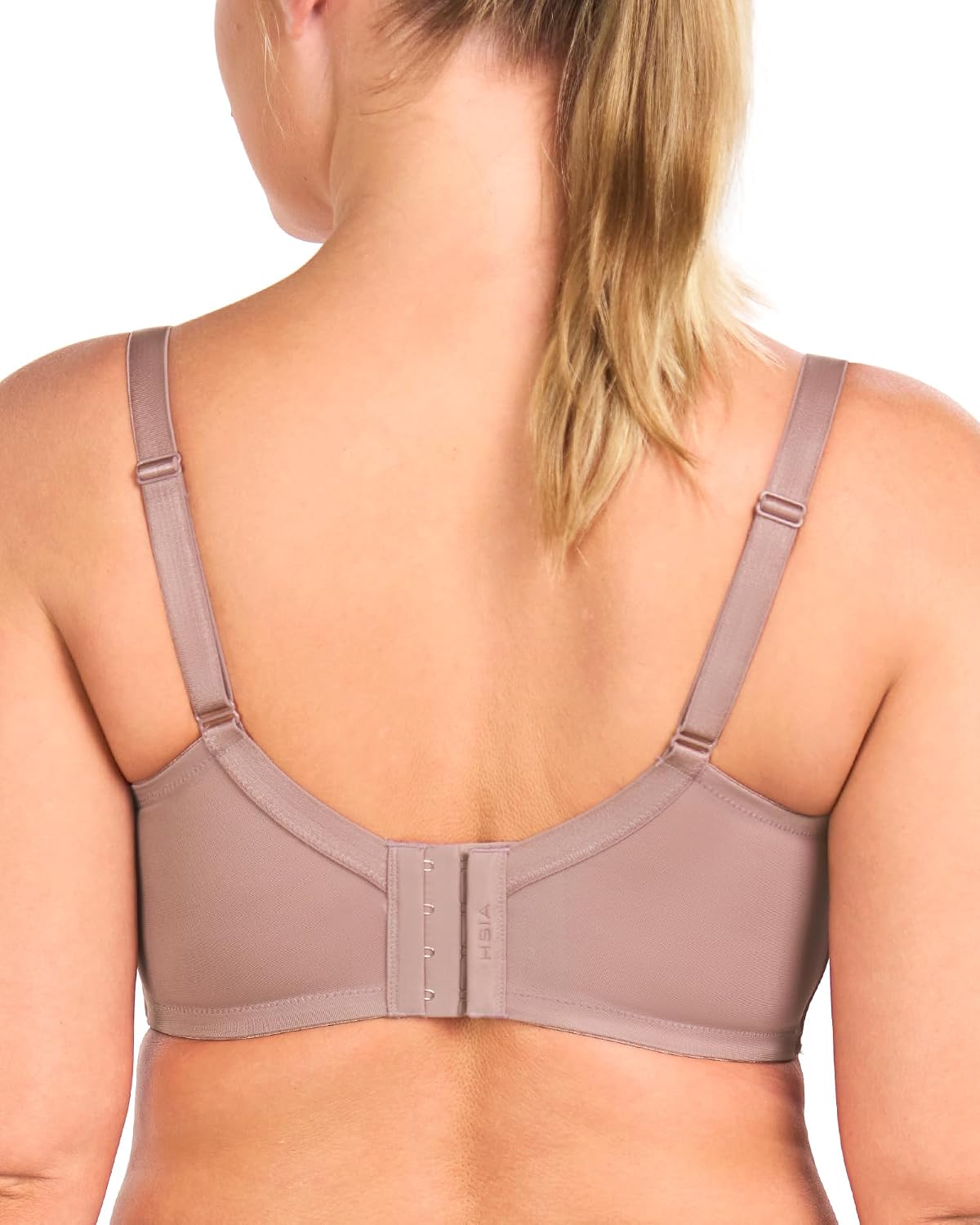 Detalle 2 de HSIA Minimizer Bras for Women Large Bust Full Coverage Lace Plus Size Bra - Mermaid Scales