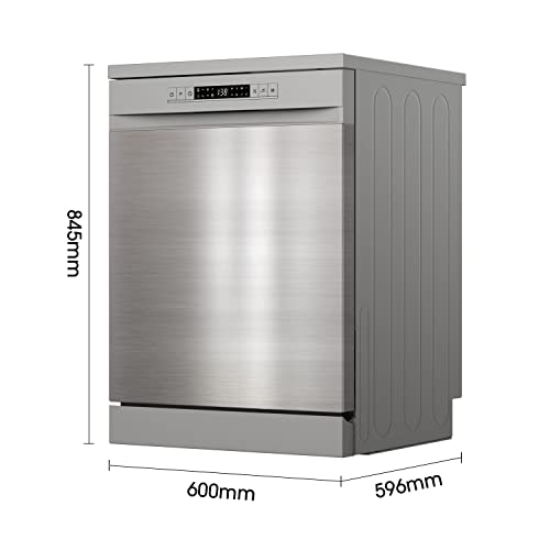 Detalle 2 de Hisense HS622E90XUK Freestanding Dishwasher: 85cm, 13 Place Settings, Eco Program, Dry+