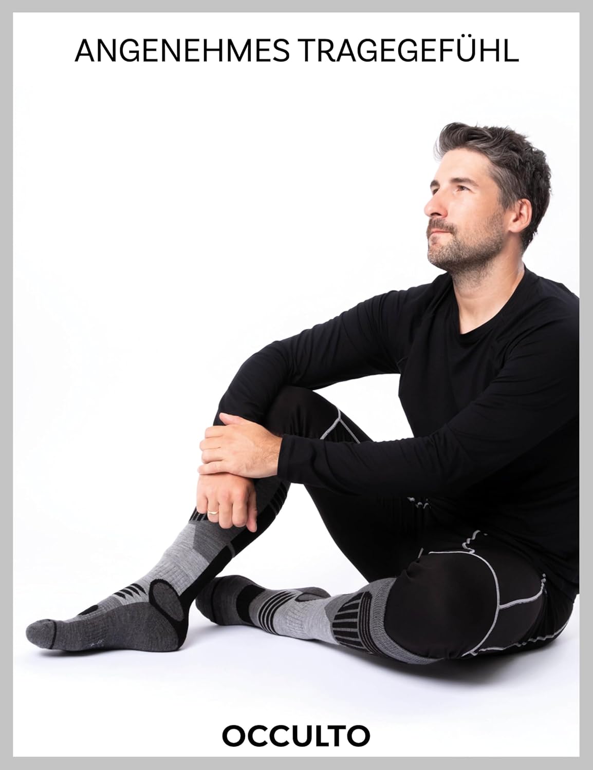 Detalle 2 de Occulto Felix Skisocken für Herren im 2er Pack