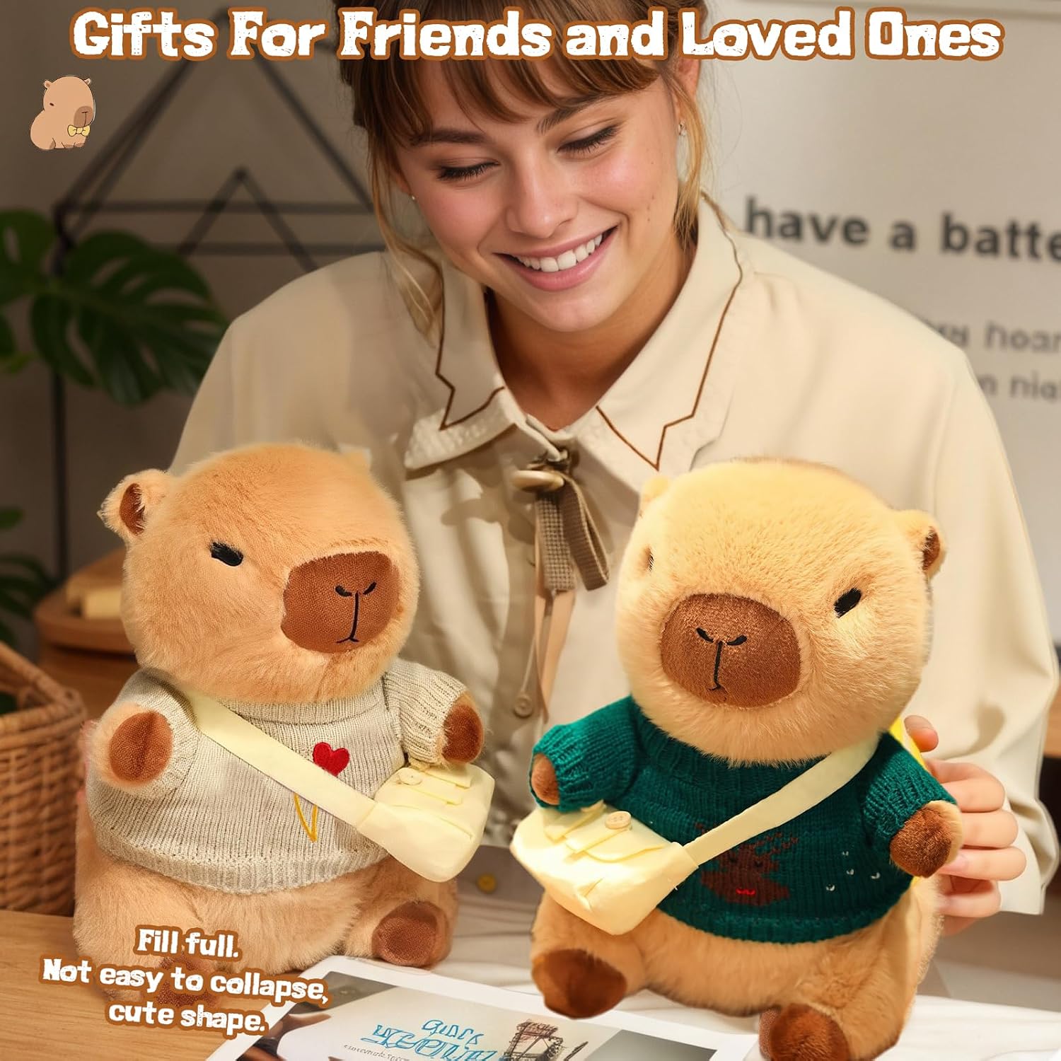 Thumbnail 4 de TITQWOP 10.2" Capybara Plush Toy