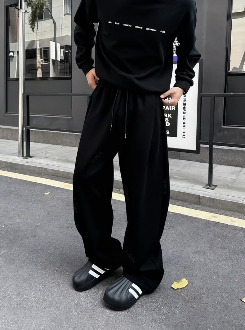 Thumbnail 1 de CLOAKA Herren Jogginghose aus Baumwolle – baggy Sweatpants mit Kordelzug & Seitentaschen