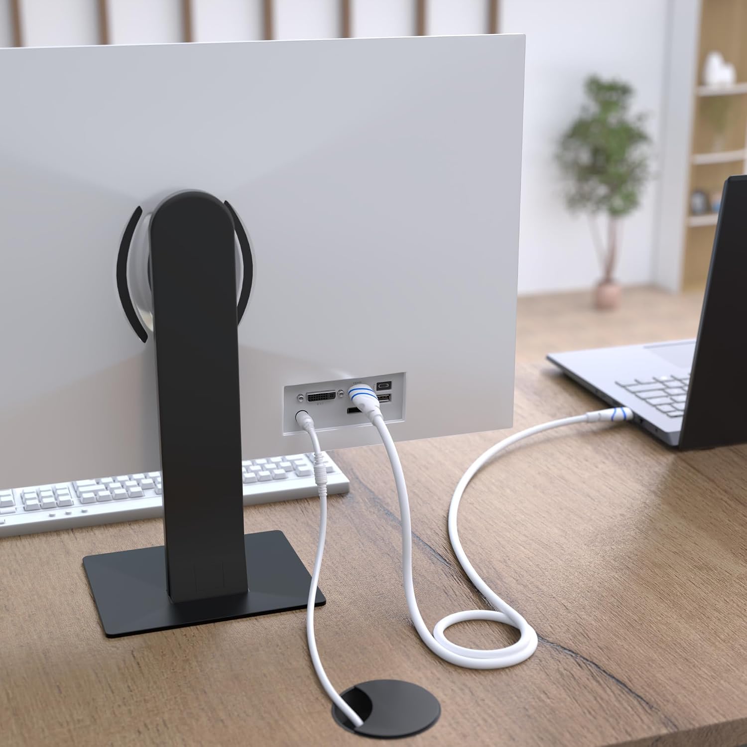 Thumbnail 2 de KabelDirekt – Câble HDMI 2.1b Ultra High Speed 4 m, certifié 10K/8K, blanc